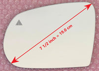 Replacement Blind Spot Mirror Glass for Jeep Cherokee 2014 - 2022