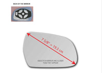 Heated Mirror Glass With Plastic Backing Plate Attached for Audi S4 2010 - 2016