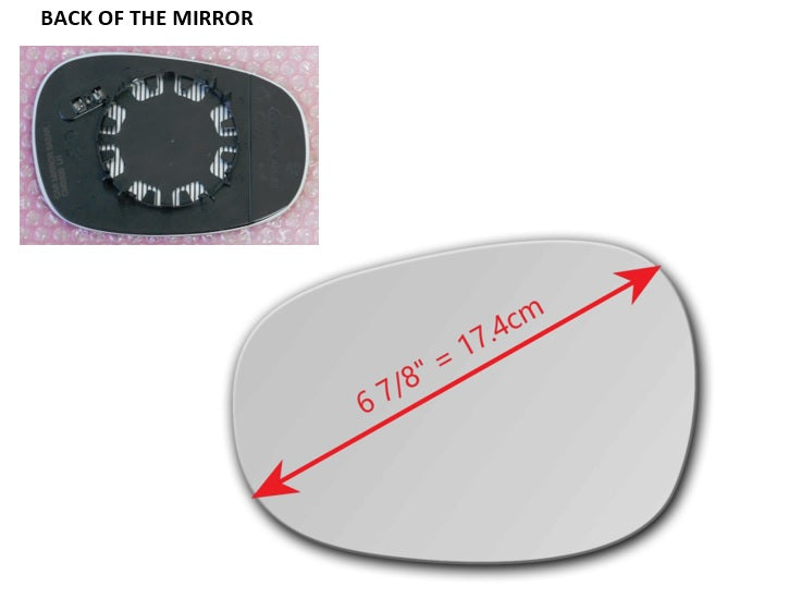 Heated Mirror Glass Similar to OEM for BMW E90 E91 E92 E93 335d 2009 - 2011