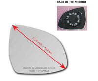 Heated Mirror Glass Similar to OEM for BMW X4 2015 - 2022