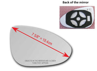 Heated Mirror Glass with Plastic Backing Plate Attached for Chevrolet Sonic 2012 - 2021
