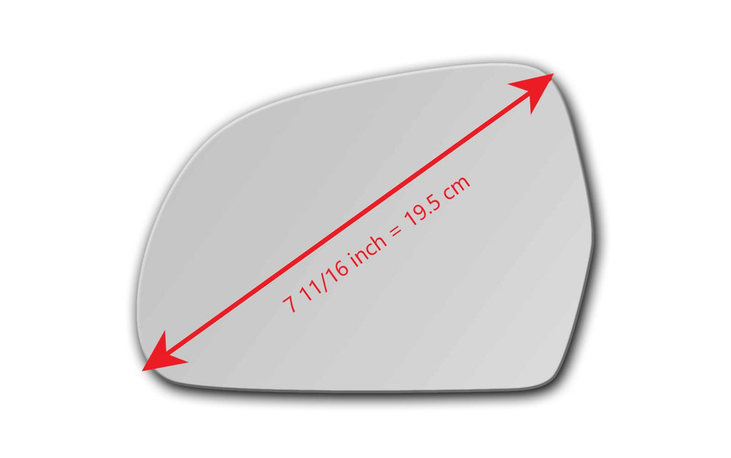 Replacement Mirror Glass for Audi A4 2009 - 2010