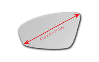 Replacement Mirror Glass for BMW 528I XDRIVE 2013 - 2016