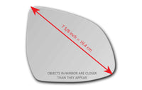 Replacement Mirror Glass for BMW X3 2015 - 2022