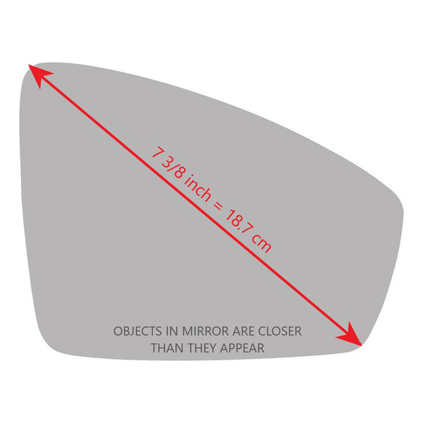 Replacement Mirror Glass for Volkswagen Tiguan 2018 2023 Car Mirror