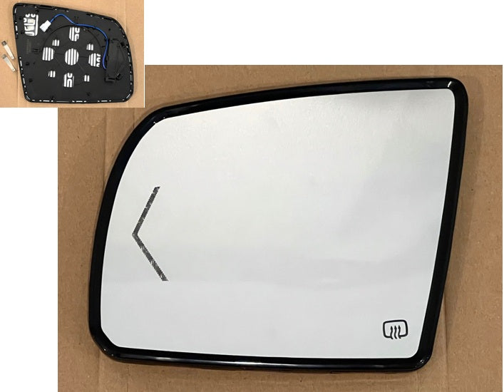 Non-Dimming Signal Heated Mirror Glass Similar to OEM for 2008 - 2022 Toyota Sequoia