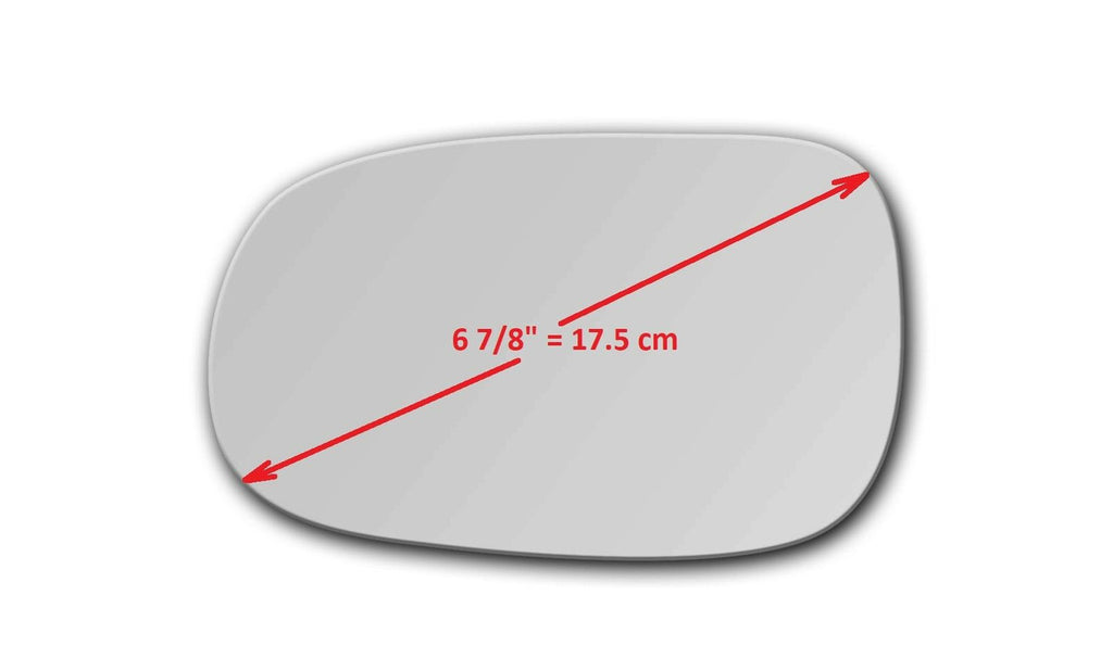 Replacement Mirror Glass for Volvo S40 2007 - 2011