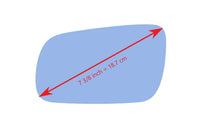 Replacement Mirror Glass for Audi A4 B5 1996 - 1999