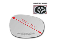 Heated Mirror Glass With Plastic Backing Plate Attached for BMW E82 E88 135i 2010 - 2013