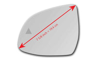 Replacement Blind Spot Mirror Glass for BMW X6 2015 - 2022