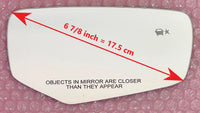 Replacement Blind Spot Mirror Glass for Cadillac CT4 2021 - 2022