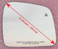 Replacement Blind Spot Mirror Glass for Jeep Grand Cherokee 2011 - 2021