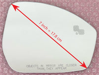 Replacement Blind Spot Mirror Glass for Jaguar E-Pace 2018 - 2022