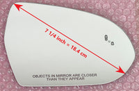 Replacement Blind Spot Mirror Glass for Kia Niro EV 2019 - 2022