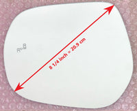 Replacement Blind Spot Mirror Glass for Toyota Land Cruiser 2016 - 2021