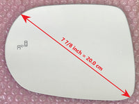 Replacement Blind Spot Mirror Glass for Lexus RX450H 2010 - 2015