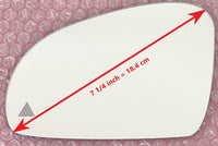 Replacement Blind Spot Mirror Glass for Mercedes-Benz SLC300 2017 - 2019