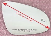 Replacement Blind Spot Mirror Glass for Toyota Camry 2013 - 2017