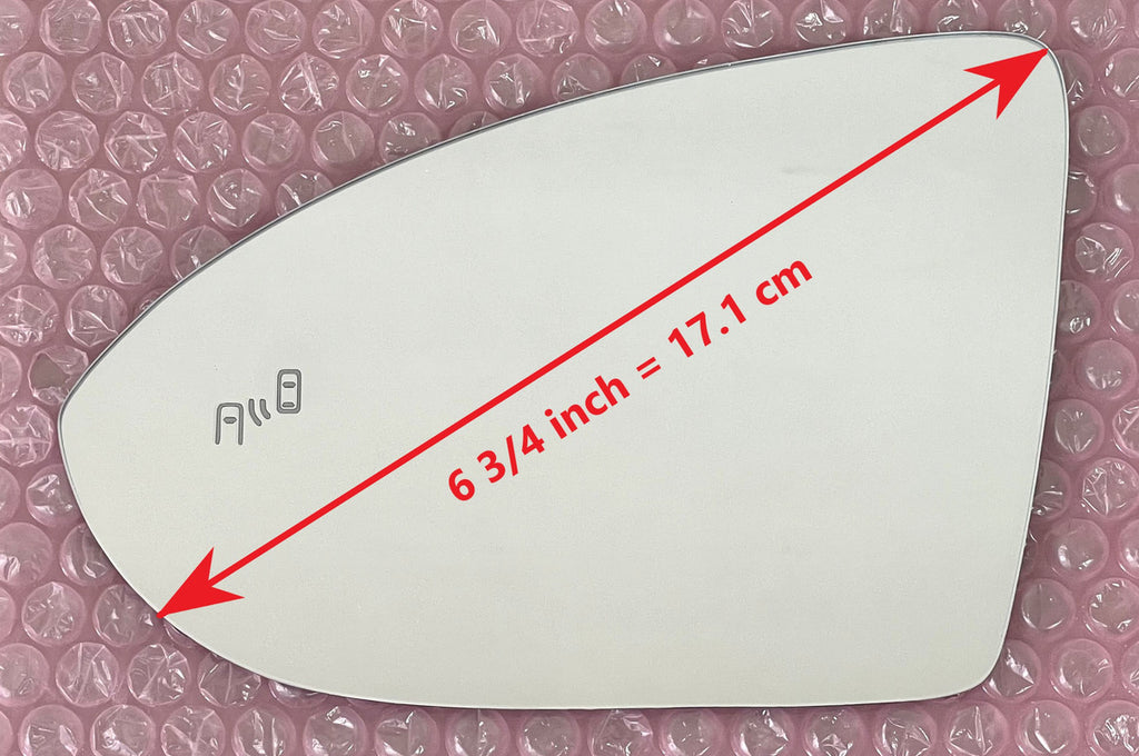 Replacement Blind Spot Mirror Glass for Volkswagen Golf Alltrack 2017 - 2019