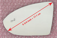 Replacement Blind Spot Mirror Glass for Volkswagen Jetta 2019 - 2024