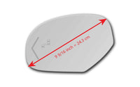 Blind Spot Turn Signal Fit Over Auto-dimming Mirror Glass for Chevrolet Tahoe 2009 - 2014