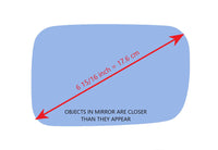 Replacement Mirror Glass for BMW 330CI 2001 - 2006