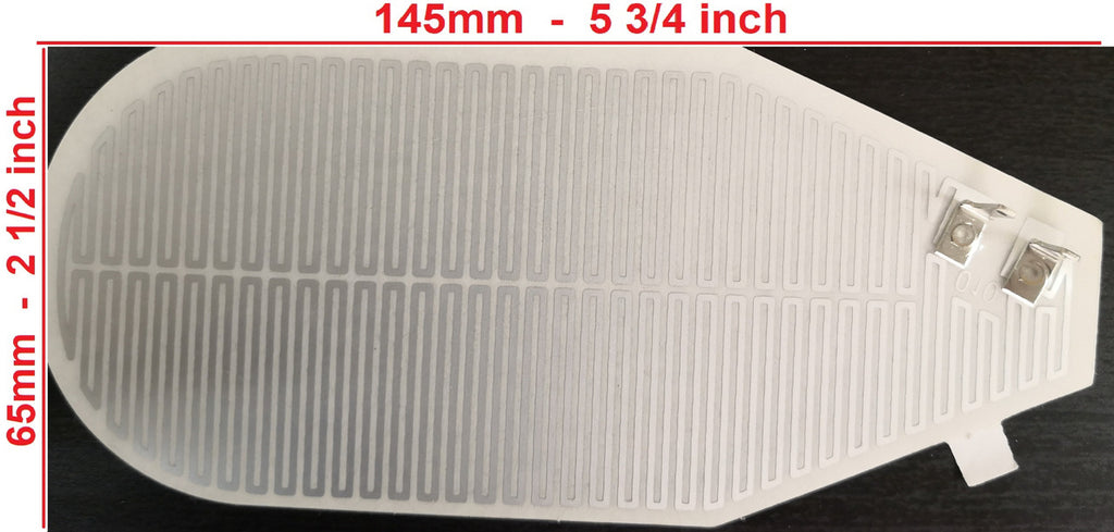 Medium Oval Heater Grid for Sideview Mirror Glass - Right