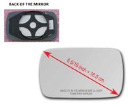 Heated Mirror Glass With Plastic Backing Plate Attached for BMW 325XI 2001 - 2005