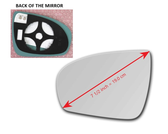 Heated Left Driver Side Mirror glass for Mercedes-Benz E63_AMG 2010 - 2013