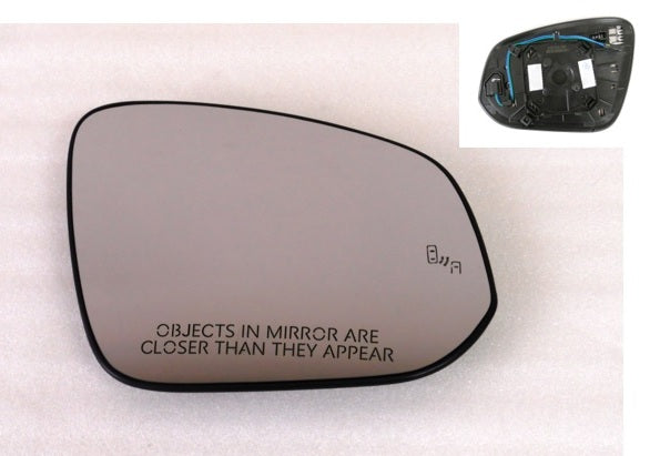 Heated Blind Spot Mirror Glass Similar to OEM for Toyota Highlander 2019 - 2021