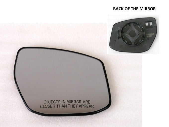 Non-Dimming Heated Mirror Glass Similar to OEM for Nissan Sentra 2013 - 2019