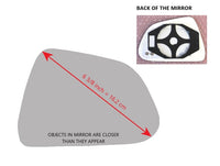 Heated Mirror Glass with Plastic Backing Plate Attached for Tesla Model 3 2017 - 2023