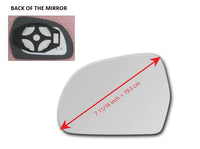 Heated Mirror Glass with Plastic Backing Plate Attached for Audi S6 2009 - 2011
