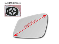 Heated Mirror Glass with Plastic Backing Plate Attached for BMW F01 F02 F03 F04 750Li XDRIVE 2010 - 2015