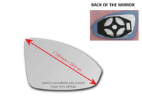 Heated Mirror Glass With Plastic Backing Plate Attached for Chevrolet Cruze 2011 - 2015