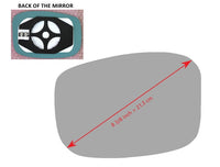 Heated Mirror Glass With Plastic Backing Plate Attached for Honda Odyssey 2018 - 2023