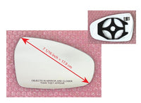 Heated Mirror Glass With Plastic Backing Plate Attached for Kia Forte 2019 - 2022