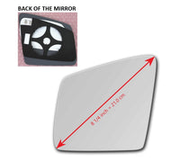 Heated Mirror Glass With Plastic Backing Plate Attached for Mercedes-Benz GLE43 AMG 2017 - 2018