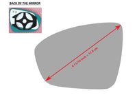 Heated Mirror Glass with Plastic Backing Plate Attached for Nissan Altima 2019 - 2022