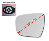 Heated Mirror Glass With Plastic Backing Plate Attached for Nissan Murano 2015 - 2021
