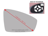 Heated Mirror Glass With Plastic Backing Plate Attached for Volkswagen Tiguan Limited 2018