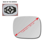Heated Mirror Glass With Plastic Backing Plate Attached for Volvo XC70 2011 - 2015