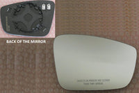 Non-Dimming Heated Mirror Glass Similar to OEM for Volkswagen Passat 2012 - 2015