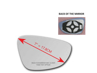 Heated Mirror Glass with Plastic Backing Plate Attached for Volkswagen Passat 2016 - 2020