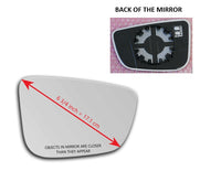 Heated Mirror Glass Similar to OEM for BMW 840 GRANCOUPE I 2020 - 2022