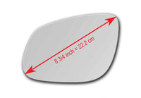 Replacement Mirror Glass for Porsche Cayenne 2002 - 2006