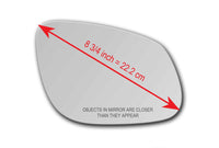 Replacement Mirror Glass for Porsche Cayenne 2002 - 2006