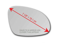 Replacement Mirror glass for Volkswagen Golf SportWagen (WAGON MODEL ONLY - CANADA) 2011 - 2014