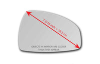 Replacement Mirror Glass for Audi TT Quattro 2008 - 2015