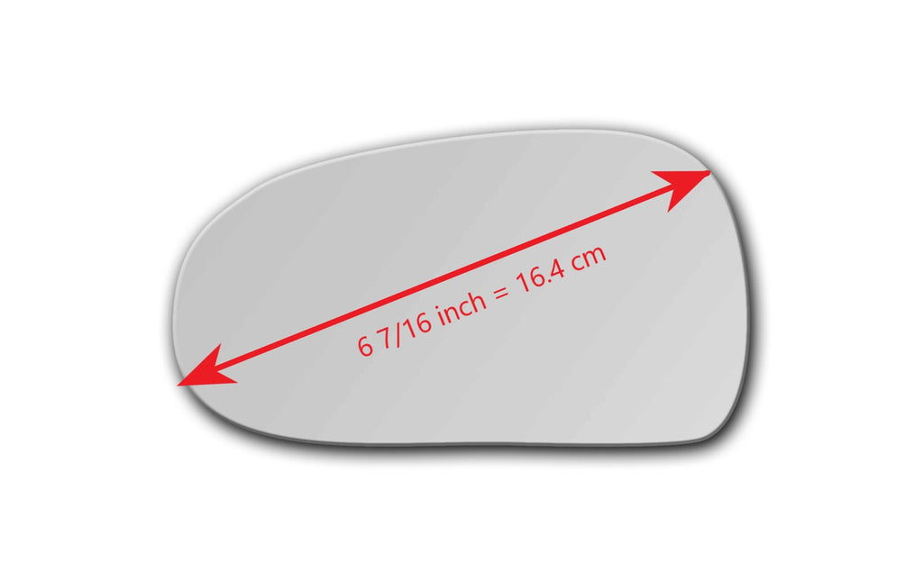 Replacement Mirror Glass for Audi TT 2000 - 2006